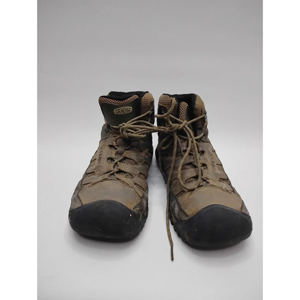 Keen Boots Targhee Vent Mid Brown Hiking High Top Mens Size 11